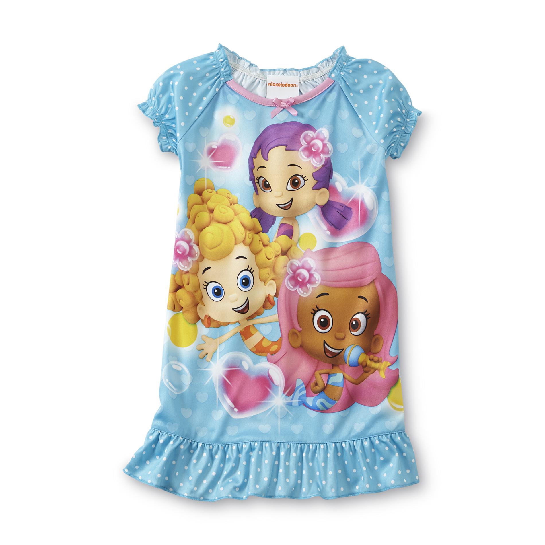 Nickelodeon Bubble Guppies Infant & Toddler Girl's Nightgown - Molly  Deema  Oona