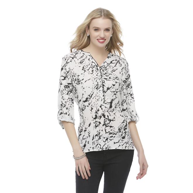 Covington Women's Blouse Abstract Print