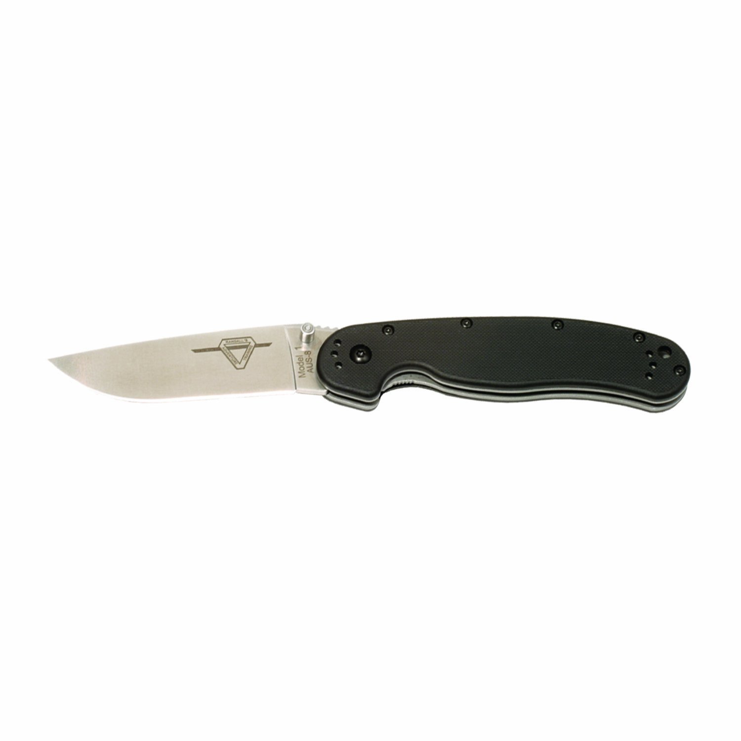 Ontario Knife Company Ontario Knife Co 8848 RAT Folding Knife Satin Plain Edge