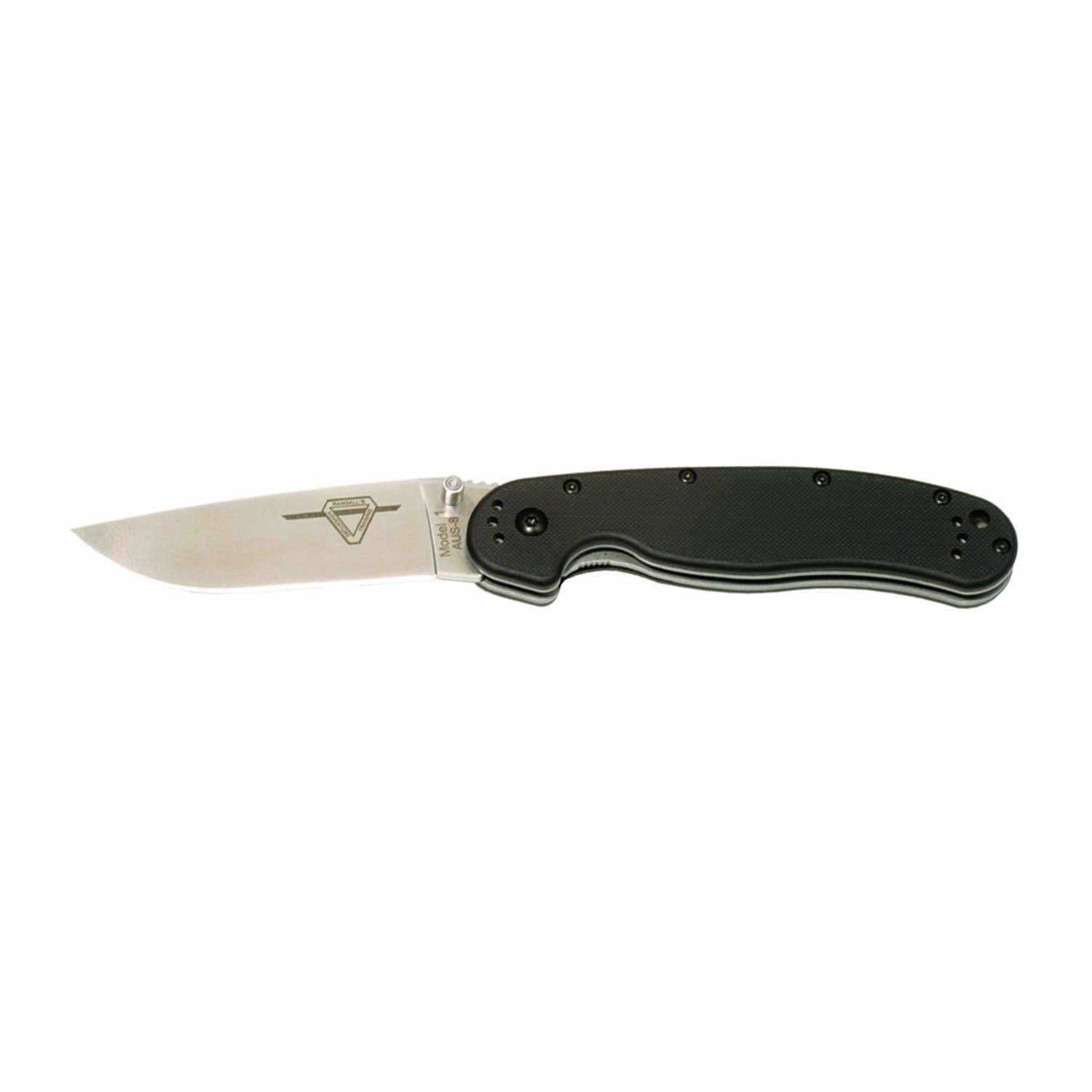 Ontario Knife Company Ontario Knife Co 8848 RAT Folding Knife Satin Plain Edge Ontario Knife Company Ontario Knife Co 8848 RAT Folding Knife Satin Plain Edge