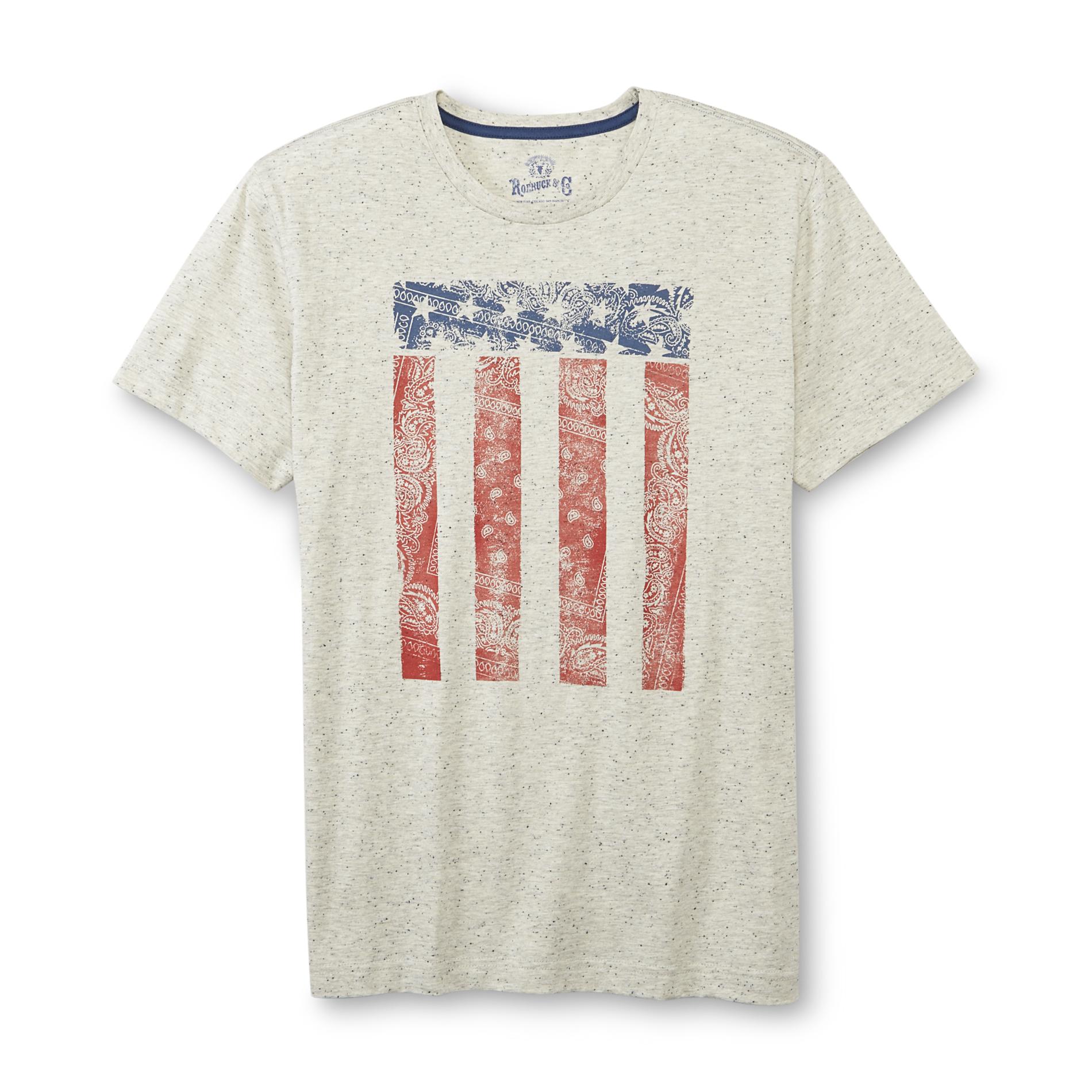 Roebuck & Co. Young Men's Graphic T-Shirt - American Bandana