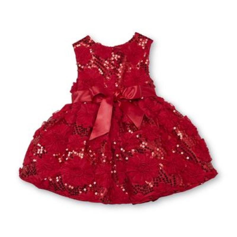 American Princess Infant & Toddler Girl's Occasion Dress & Diaper Cover - Floral