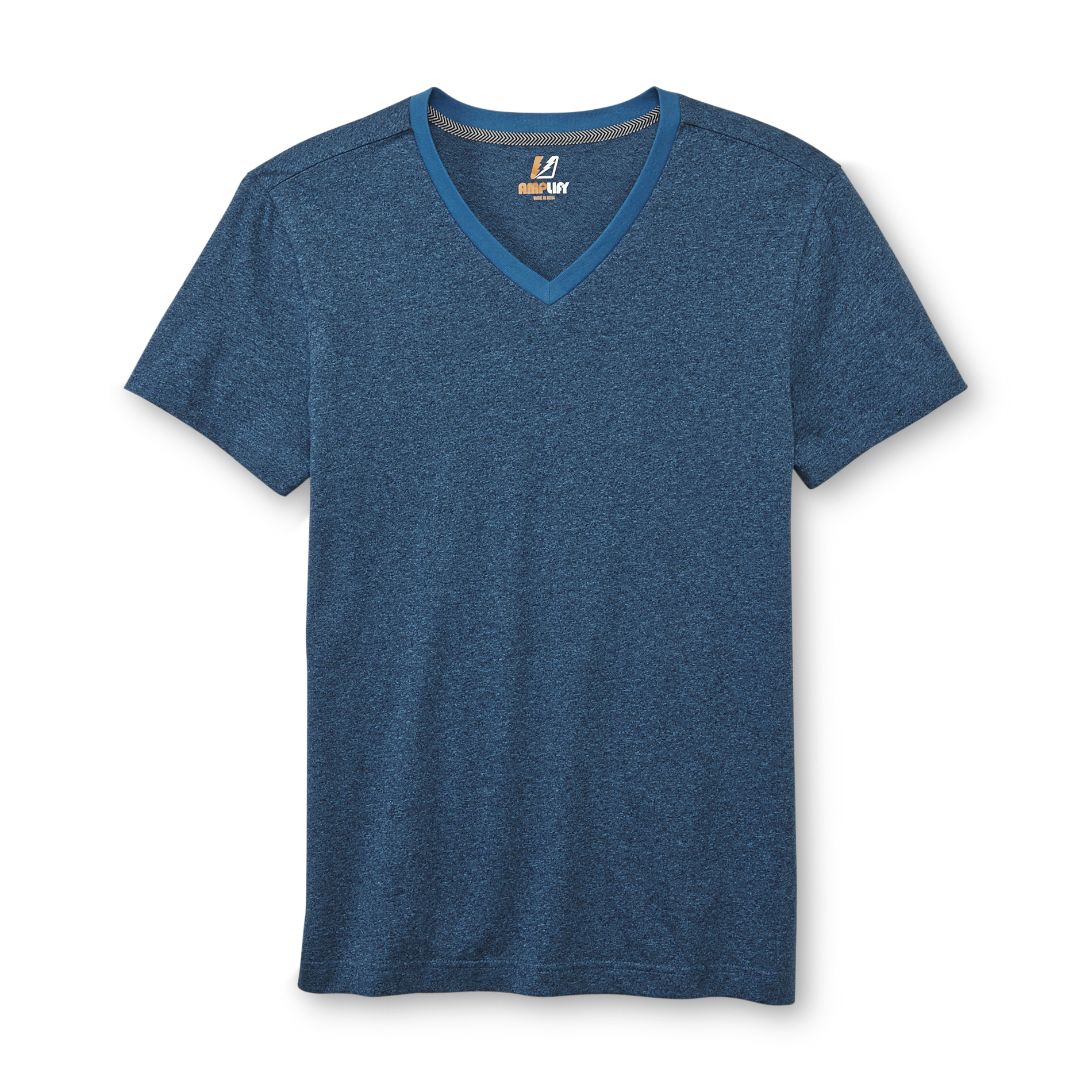 Amplify Young Men's V-Neck T-Shirt - Heathered