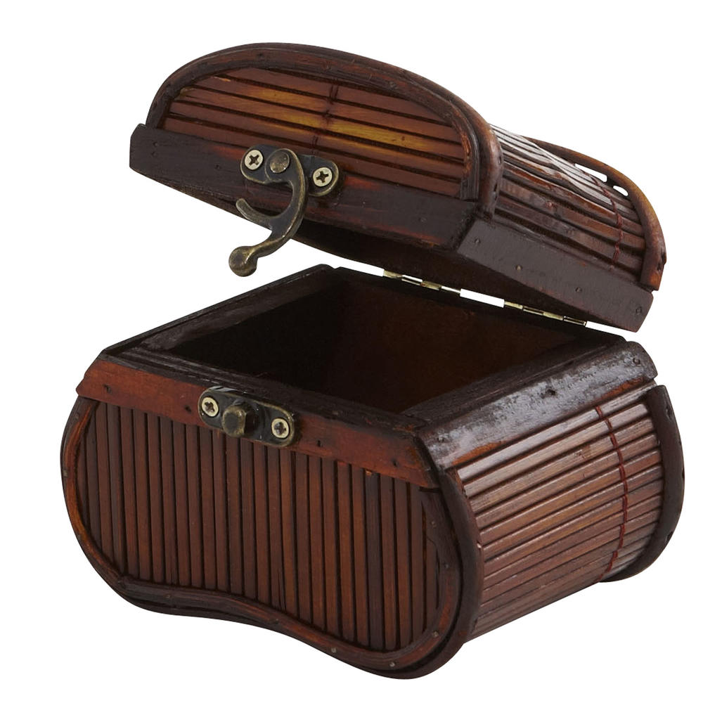 Wooden Chests  Set of Three