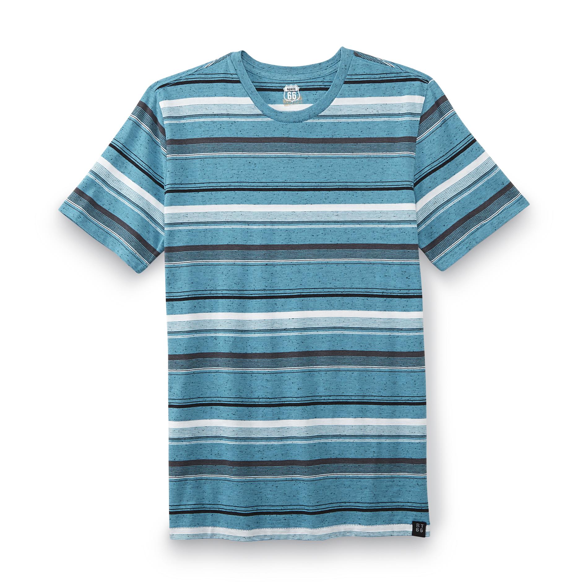 Route 66 Men's T-Shirt - Variegated Stripes