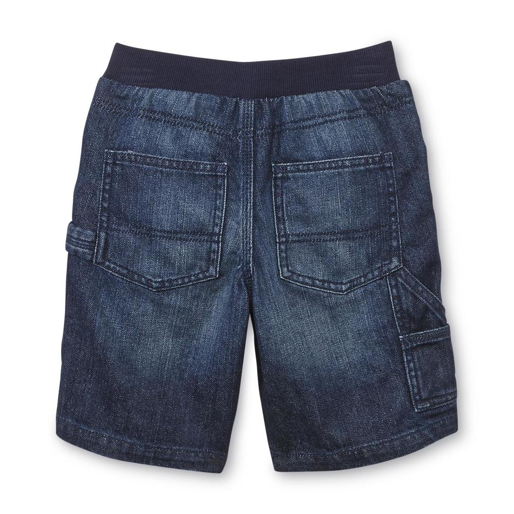 Toughskins Boy's Flexible-Waist Denim Shorts - Dark Wash