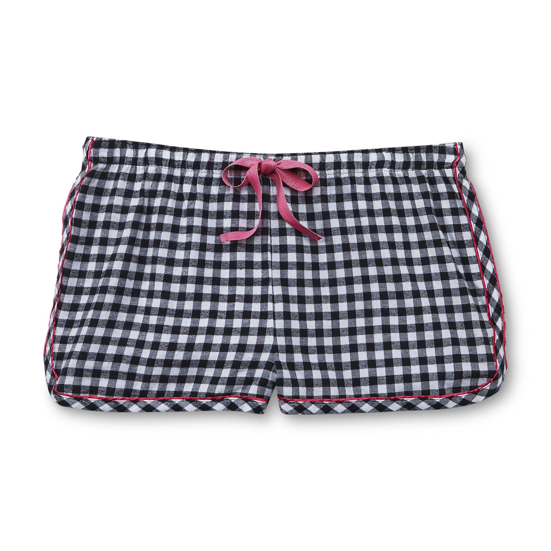 Joe Boxer Women's Plus Pajama Shorts - Gingham