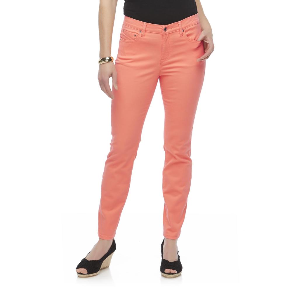 Jaclyn Smith Women's Colored Super Stretch Jeans