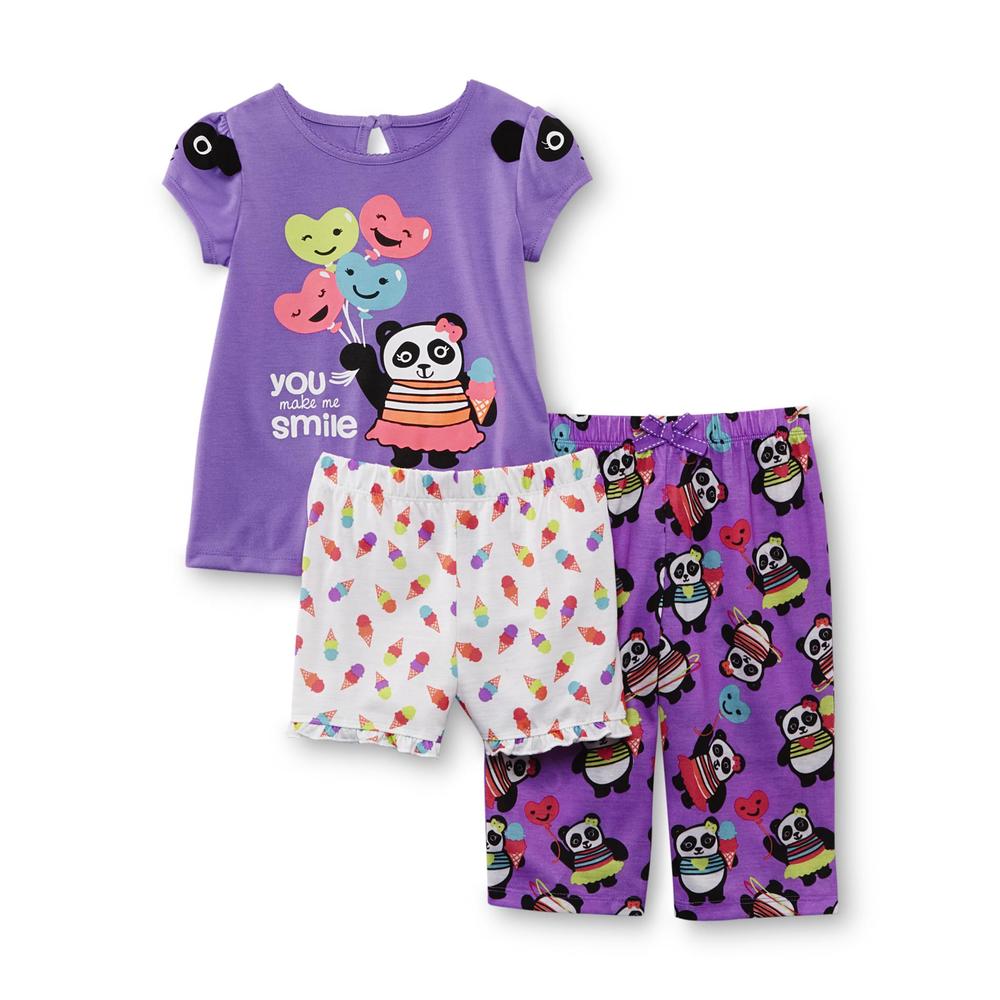 Joe Boxer Infant & Toddler Girl's Pajama Shirt  Pants & Shorts - Panda
