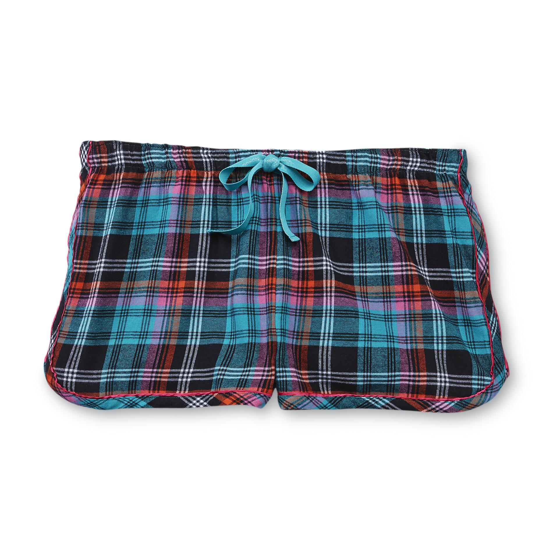 Joe Boxer Women's Plus Pajama Shorts - Plaid