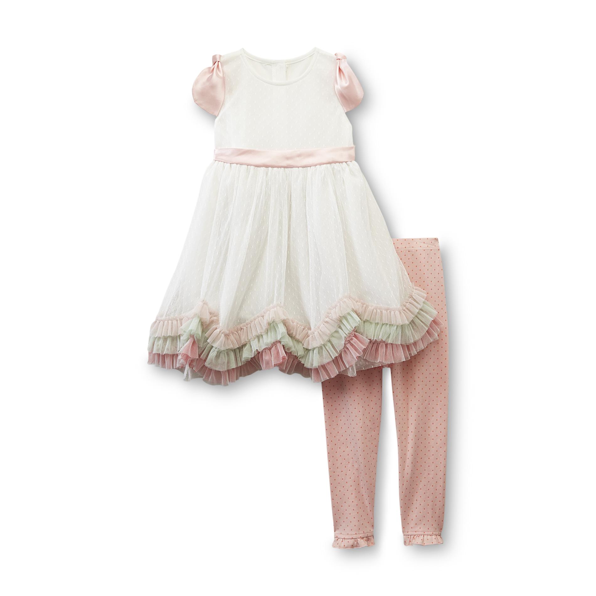 Baby Grand Signature Infant & Toddler Girl's Sleeveless Dress & Leggings
