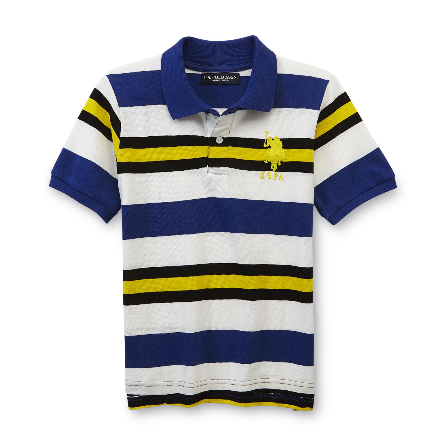 U.S. Polo Assn. Boy's Striped Polo Shirt