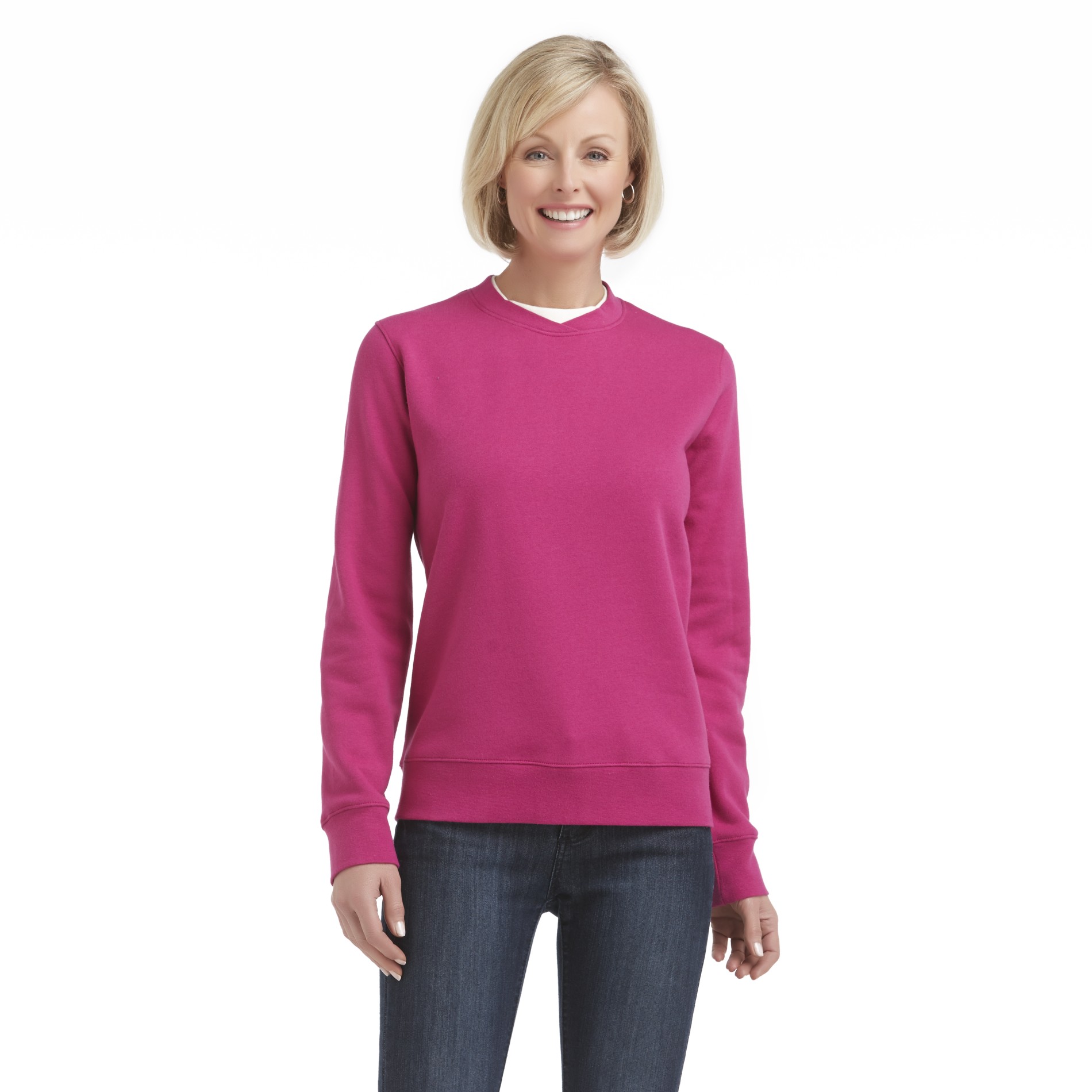 Laura Scott Women's Layered-Look Sweatshirt