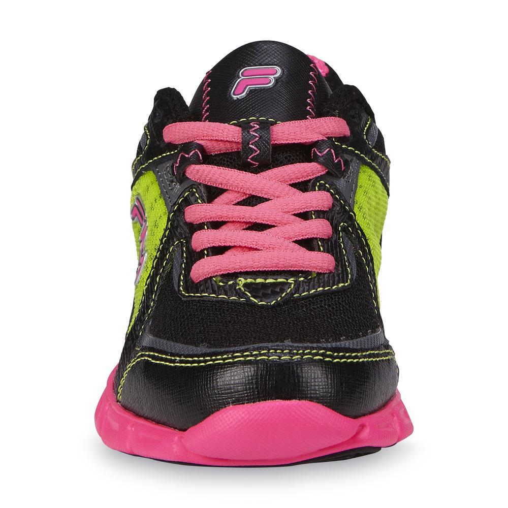 Fila Girl's Ultra Loop Running Shoe - Black/Pink