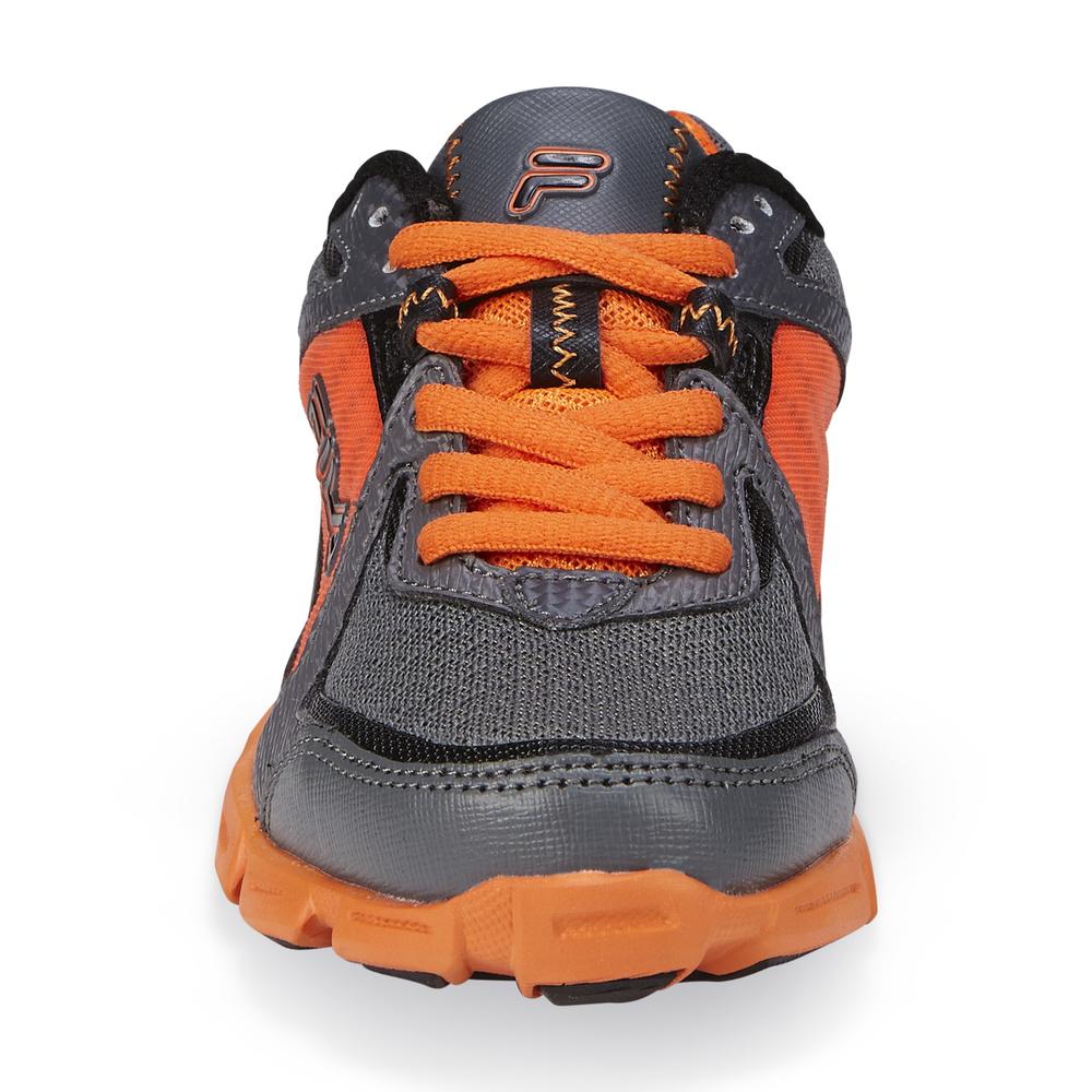 Fila Boy's Ultra Loop Running Shoe - Gray/Orange