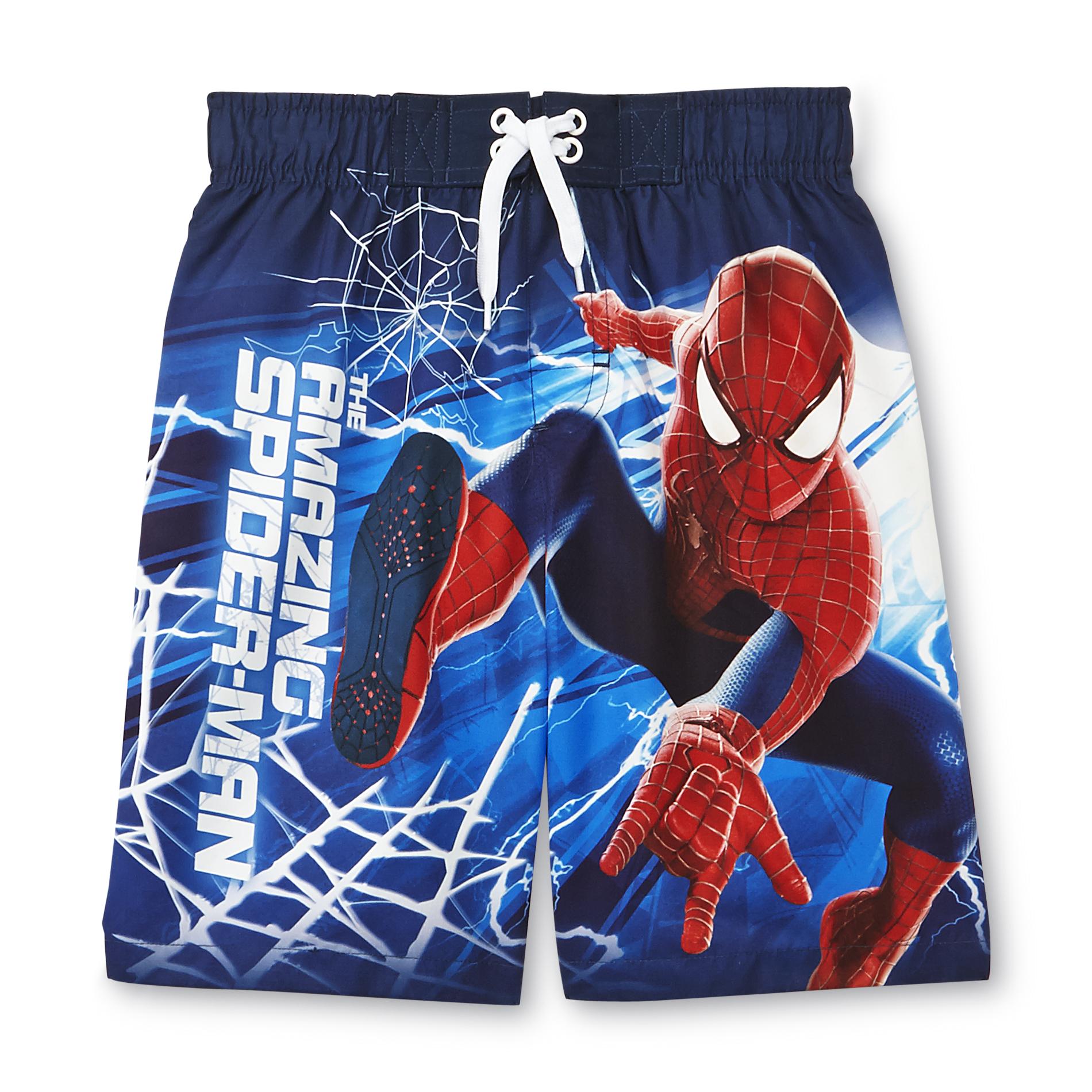 Marvel Comics The Amazing Spider-Man 2 Boy's Graphic Swim Trunks