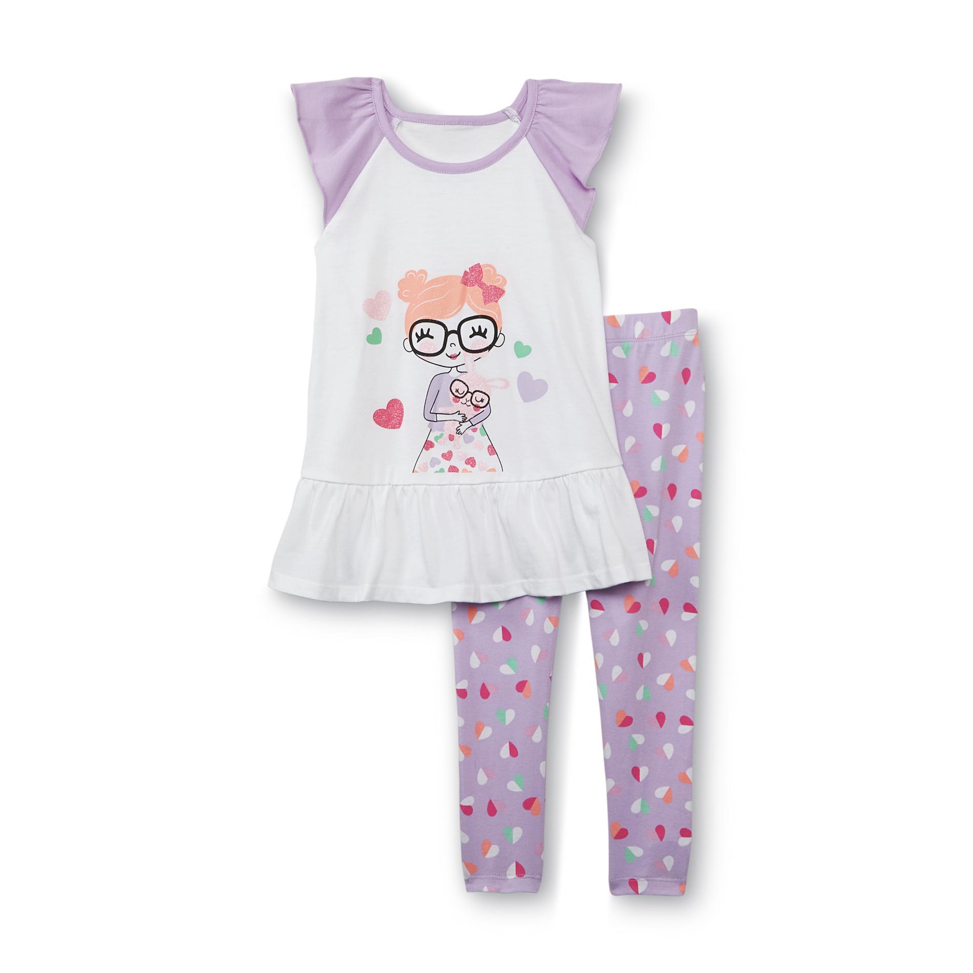 WonderKids Infant & Toddler Girl's Graphic Tunic & Leggings - Bunny
