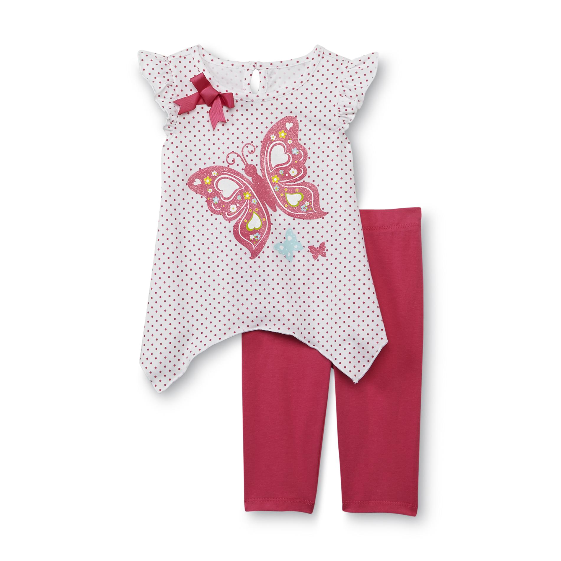 WonderKids Infant & Toddler Girl's Graphic Tunic & Leggings - Butterflies