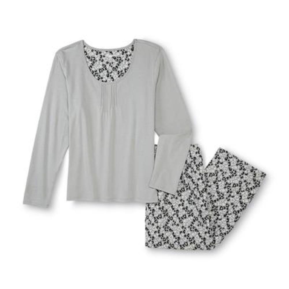 Laura Scott Women's Pajama Top & Pants - Dovetail Grey