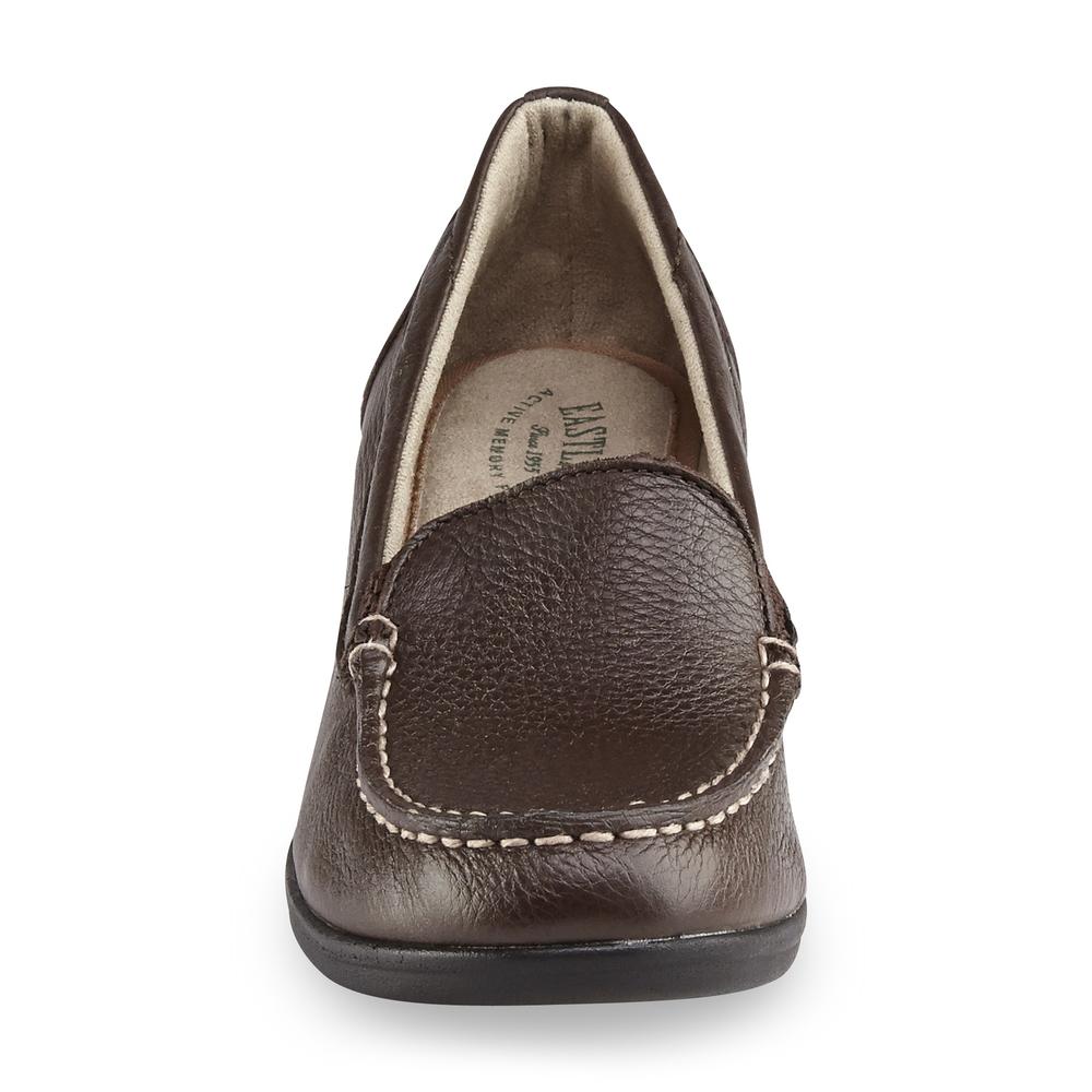 Eastland Women's Iris Brown Wedge Loafer - Wide Width Available
