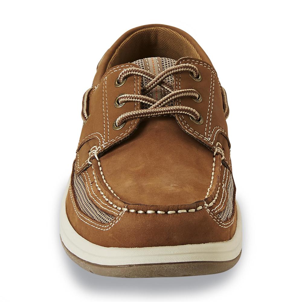 Thom McAn Men's Kellan 3 Tan Boat Shoe