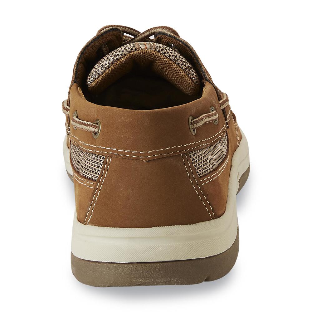 Thom McAn Men's Kellan 3 Tan Boat Shoe