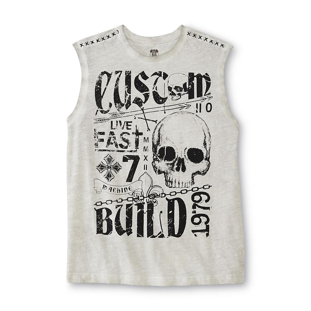 Route 66 Men's Muscle T-Shirt - Skull