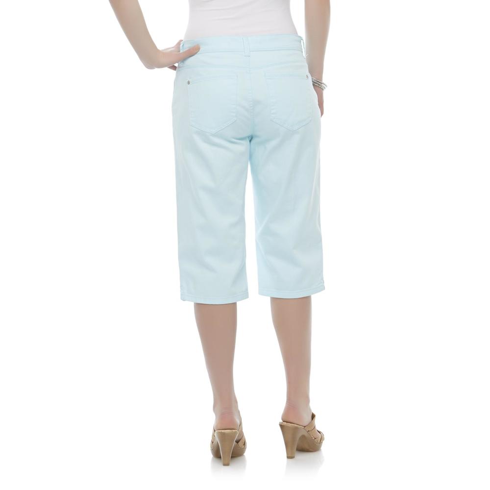 Gloria Vanderbilt Women's Hilary Curvy Fit Denim Capri Pants