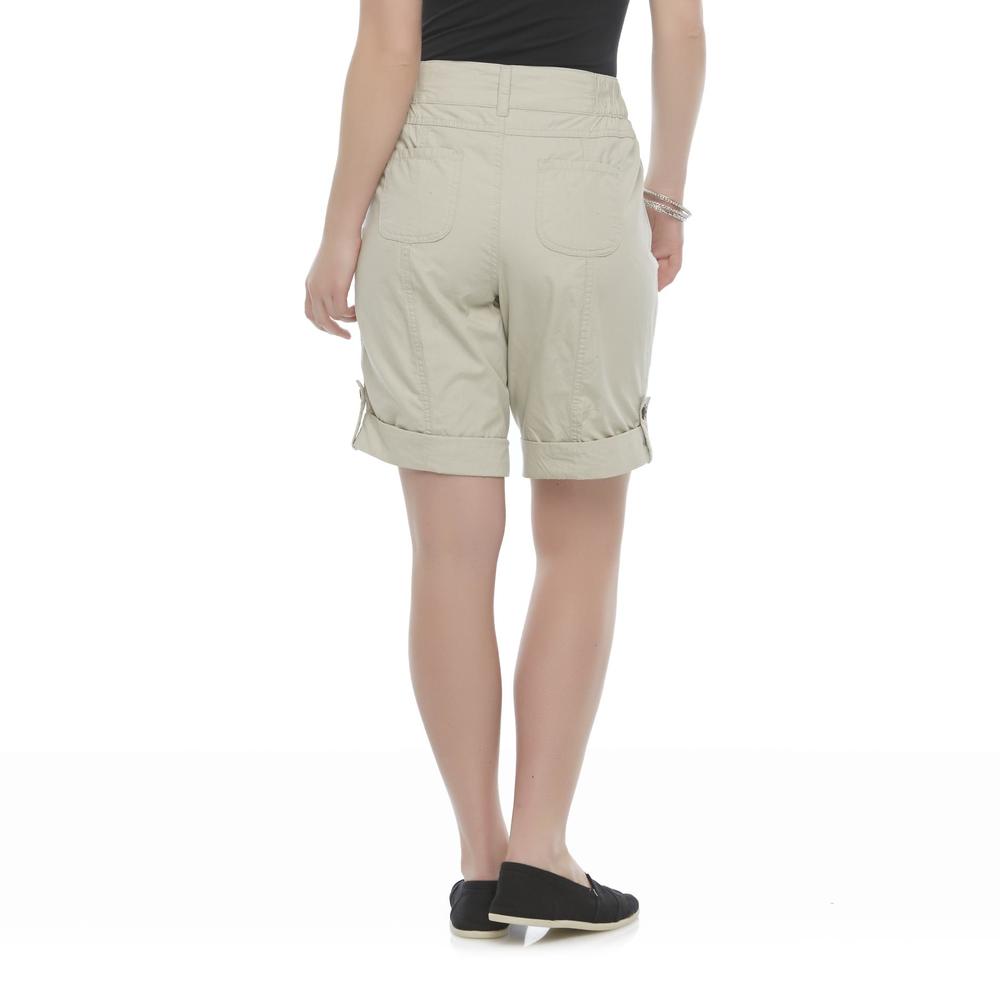 Basic Editions Women's Cuffed Shorts