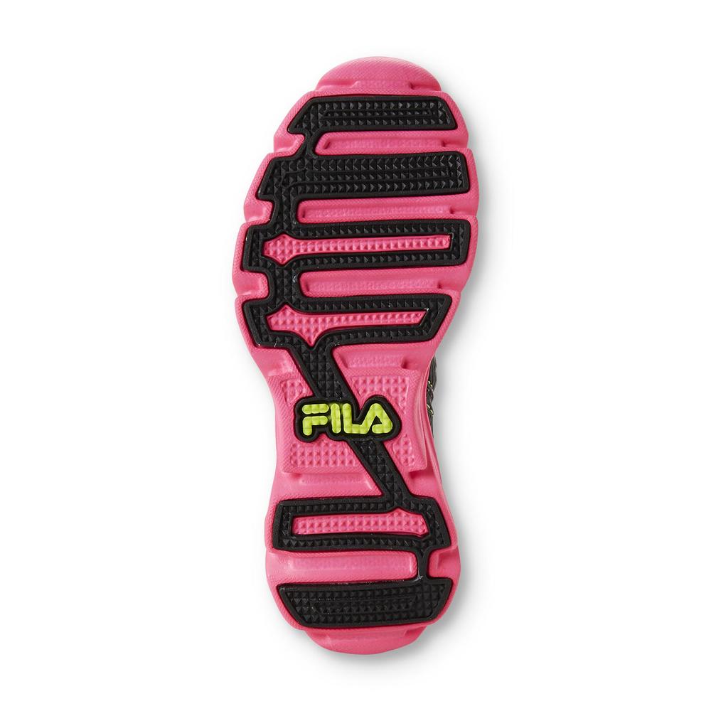 Fila Girl's Ultra Loop Running Shoe - Black/Pink