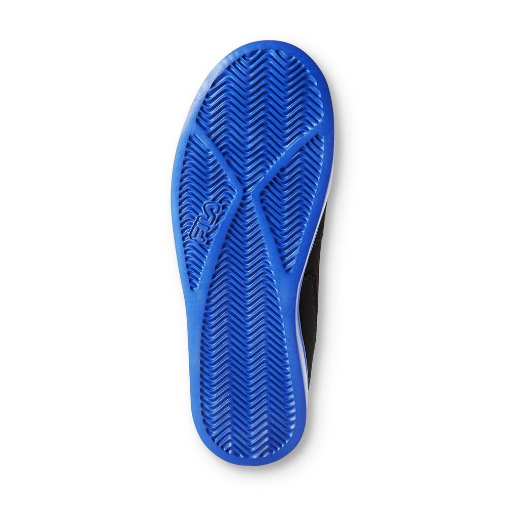 Fila Boy's G300 Black/Blue High Top Basketball Shoe
