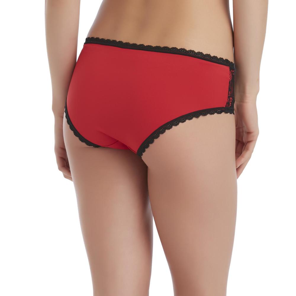 Jaclyn Smith Women's Lace-Trimmed Hipster Panty