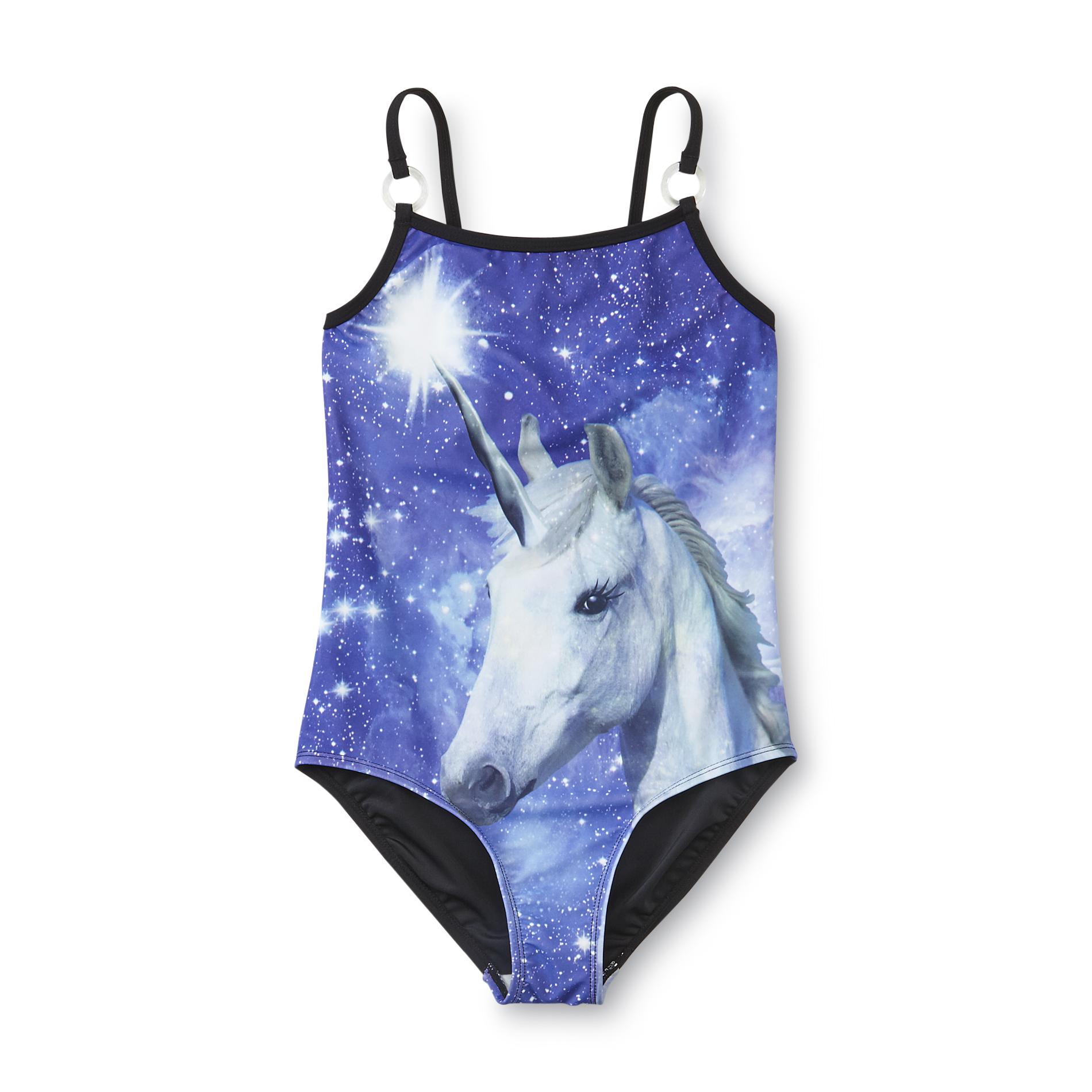 Joe Boxer Girl's Swimsuit - Unicorn