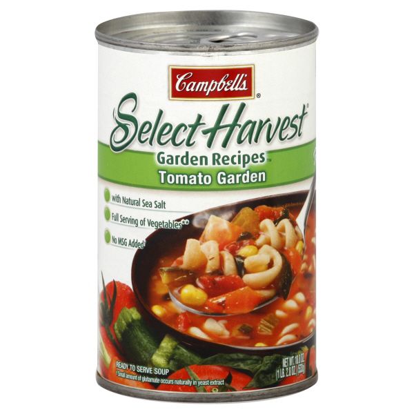 Campbell's Select Harvest Garden Recipes Soup, Tomato Garden, 18.8 oz (1 lb 2.8 oz) 533 g