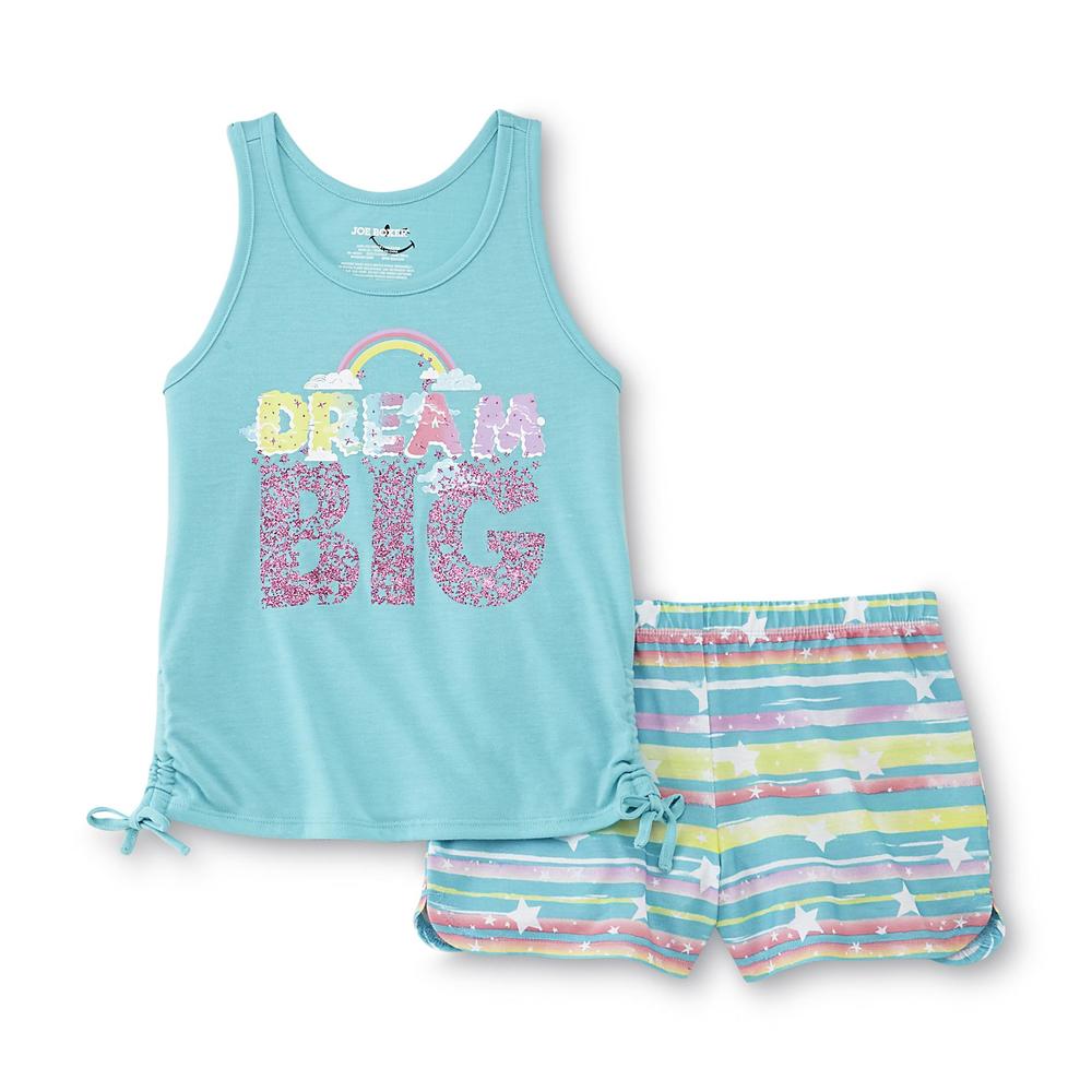 Joe Boxer Girl's Pajama Top & Shorts - Dream Big