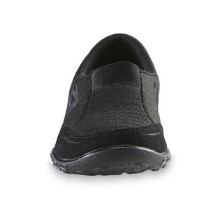 skechers relaxed fit memory foam womens black