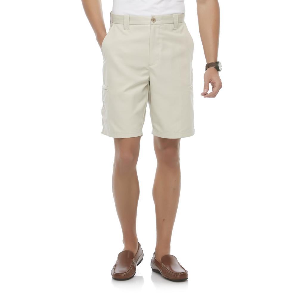Basic Editions Men's Flat-Front Shorts