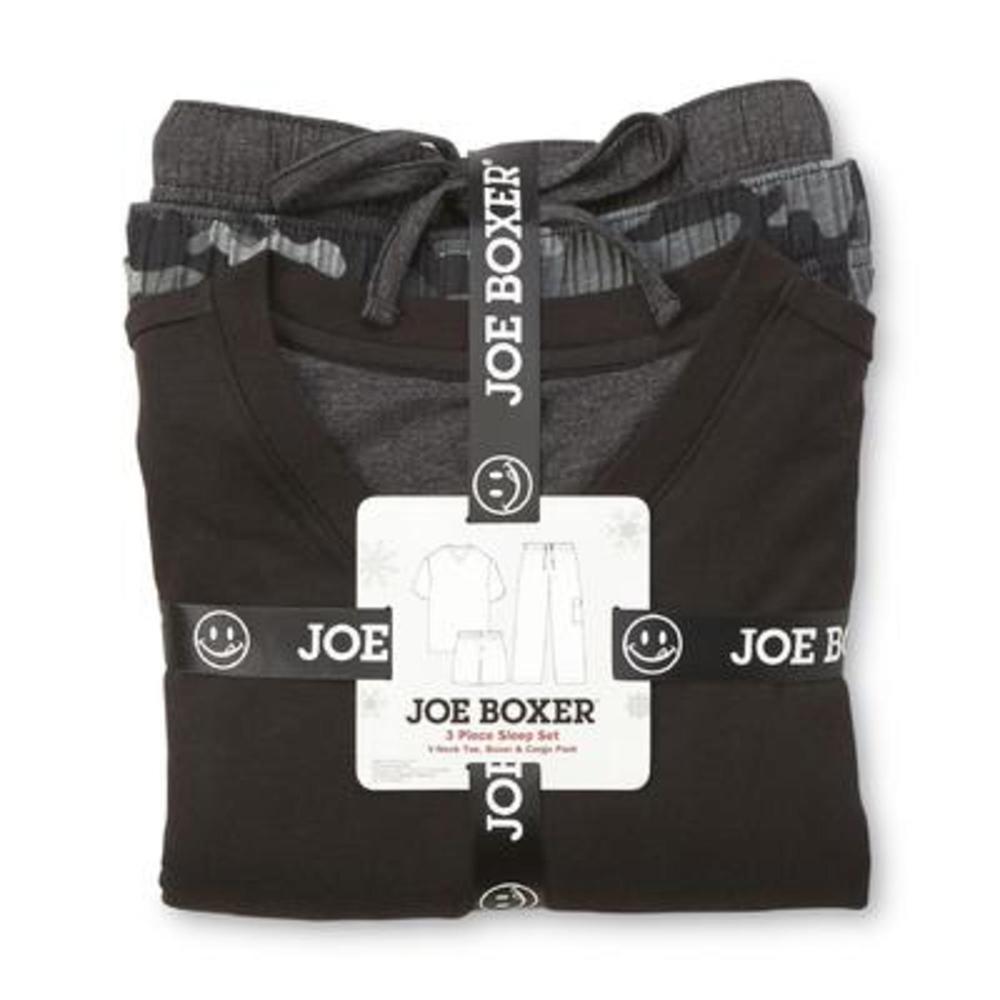 Joe Boxer Men's Big & Tall 3-Piece Pajama Set - Camouflage