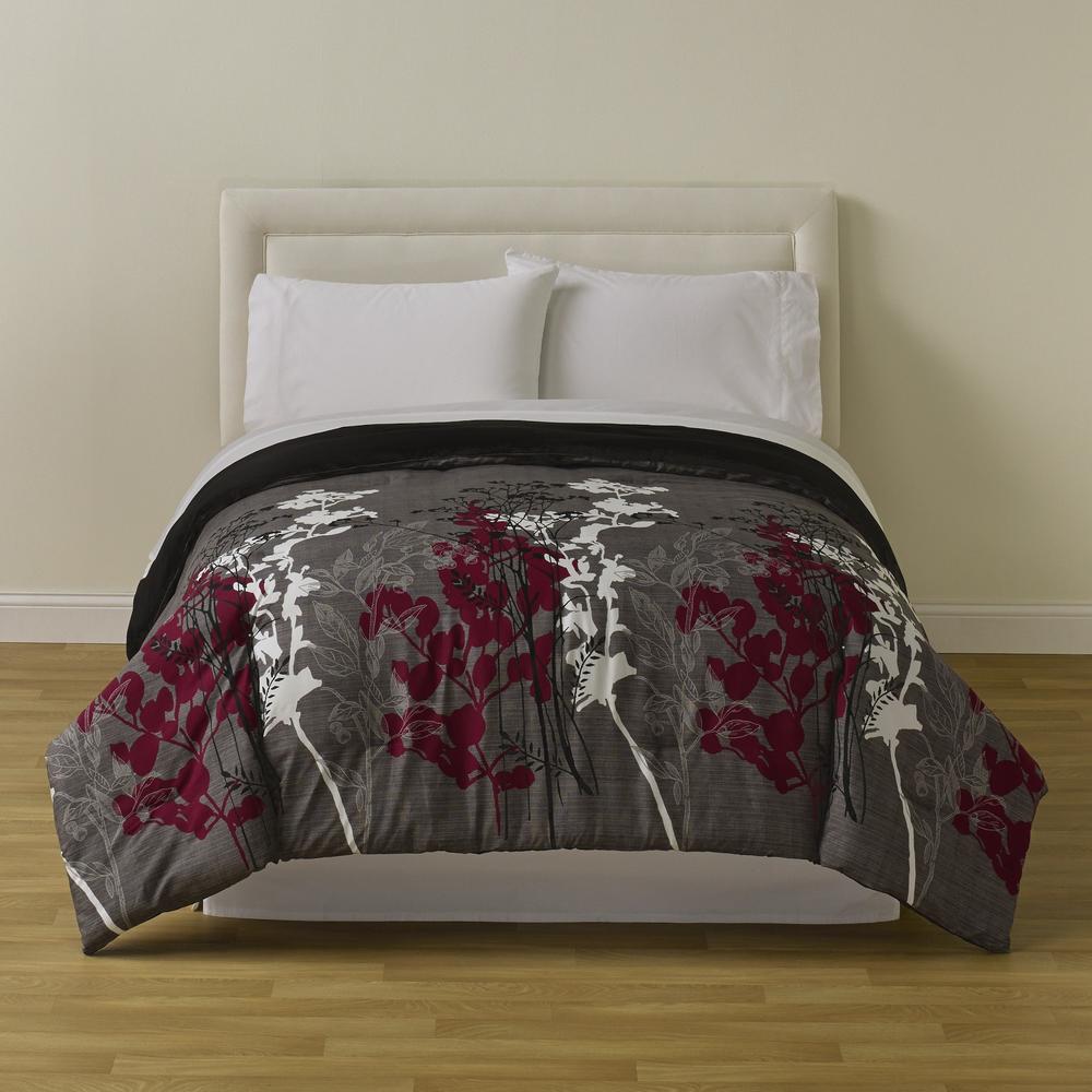 Cannon Reversible Comforter - Floral Print