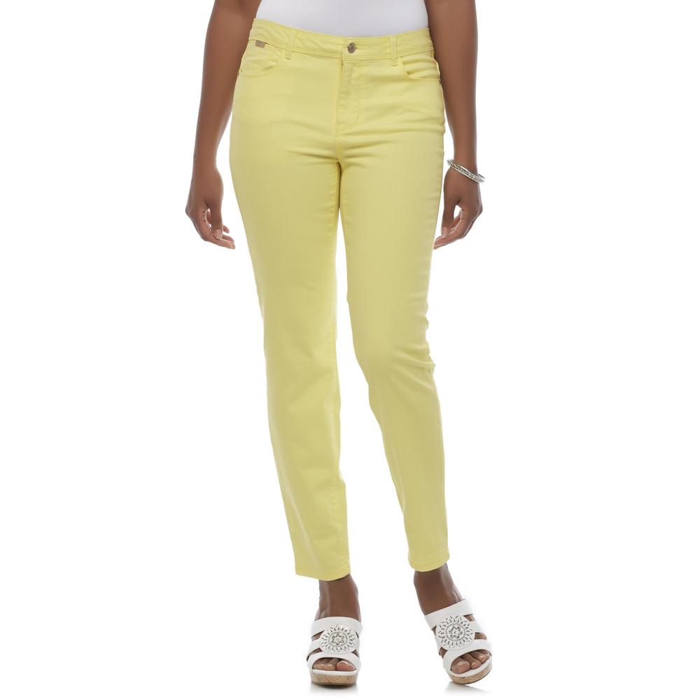Jaclyn Smith Women's Colored Stretch Jeans