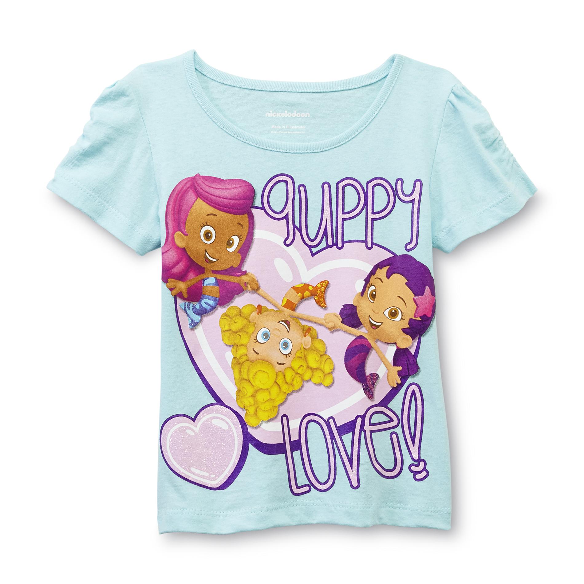 Nickelodeon Bubble Guppies Toddler Girl's T-Shirt - Guppy Love