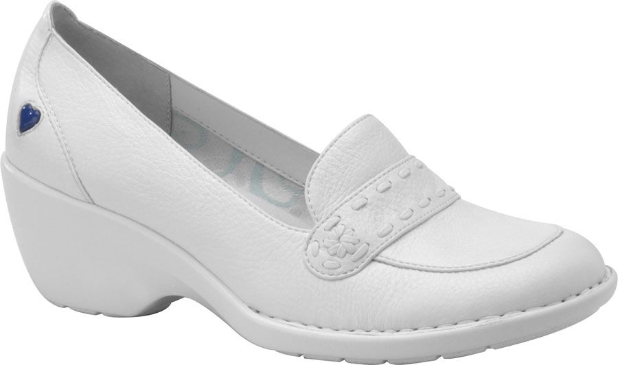 womens white nursing sneakers