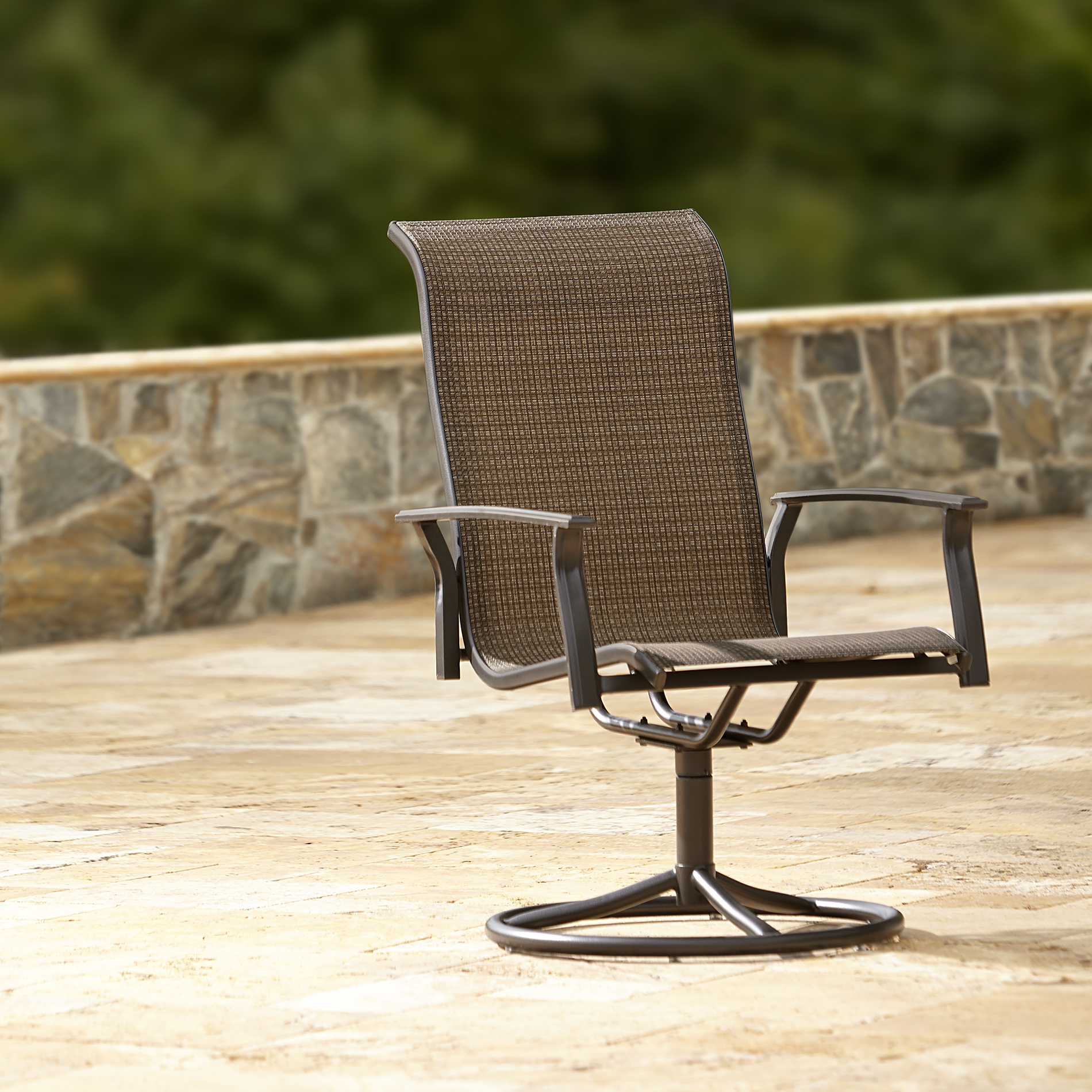 Garden Oasis Ss I 139ns Harrison Swivel Patio Dining Chair Sears Outlet