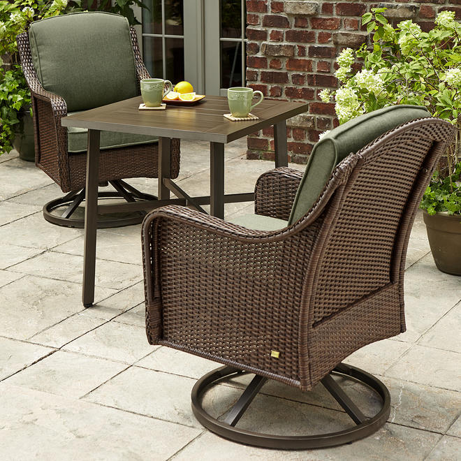La Z Boy Outdoor DMLE 3PC Madeline 3 Piece Bistro Set