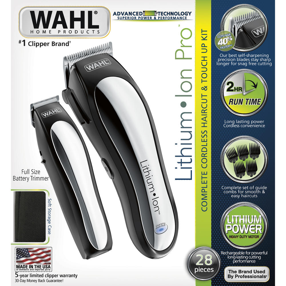 Wahl Lithium Ion Clipper  Cordless  1clipper