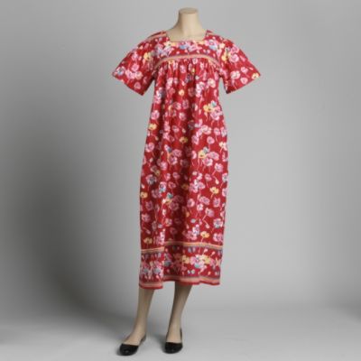 Loungees Floral Print Lounge Dress