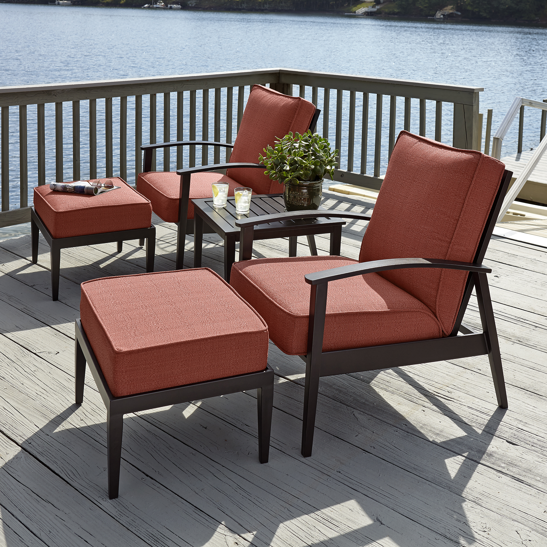 Grand Harbor Lakewood 5 Piece Seating Set- Red* Limited ... Grand Harbor Lakewood 5 Piece Seating Set- Red* Limited ... on Outdoor Living Ltd id=55688