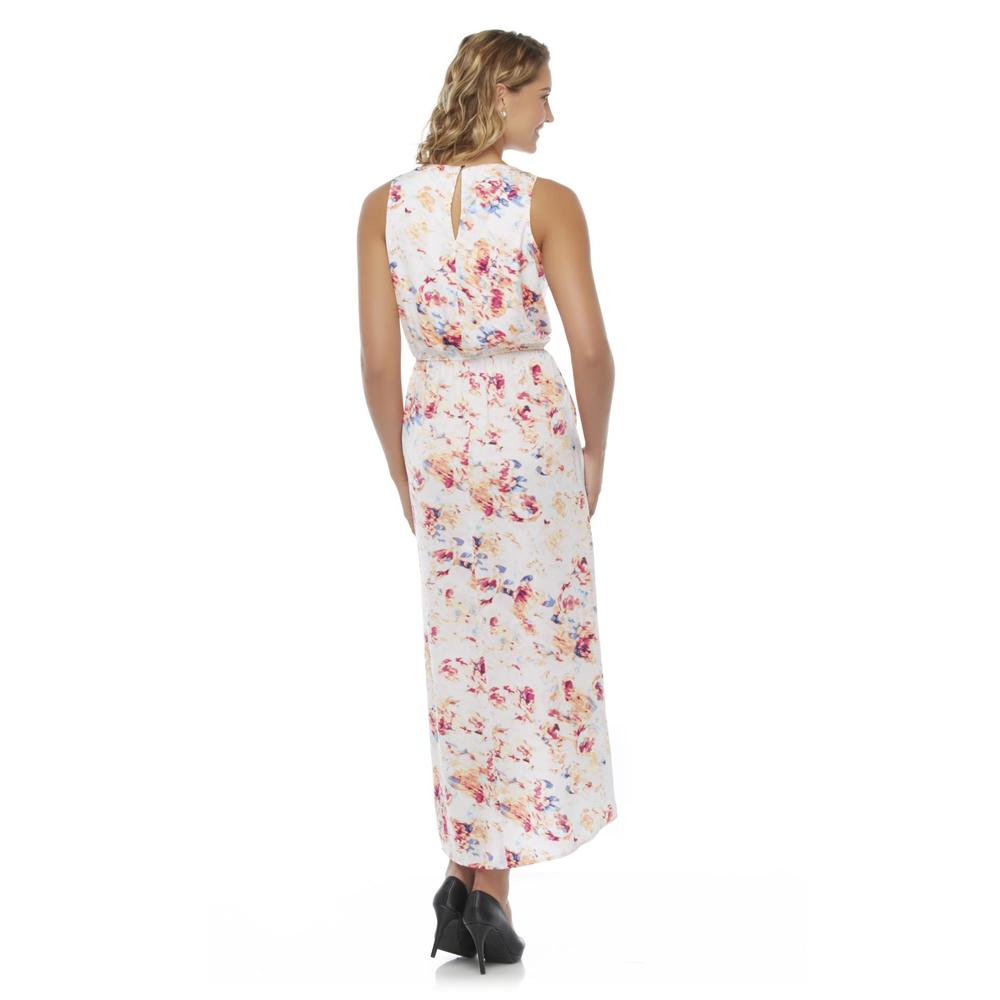 Metaphor Women's Sleeveless Tulip-Hem Maxi Dress - Abstract Floral