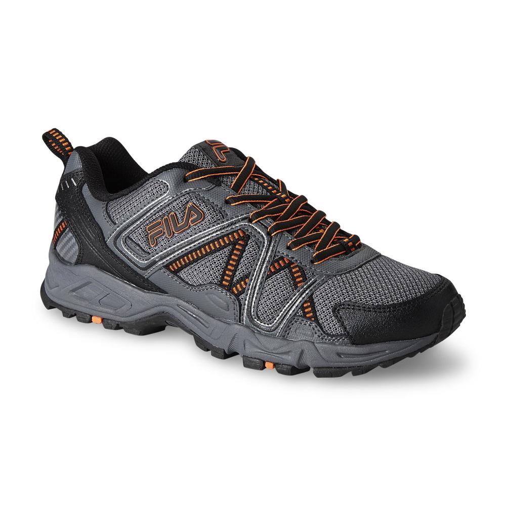 Fila Men's Ascente 15 Black/Silver/Orange Trail Running Shoe