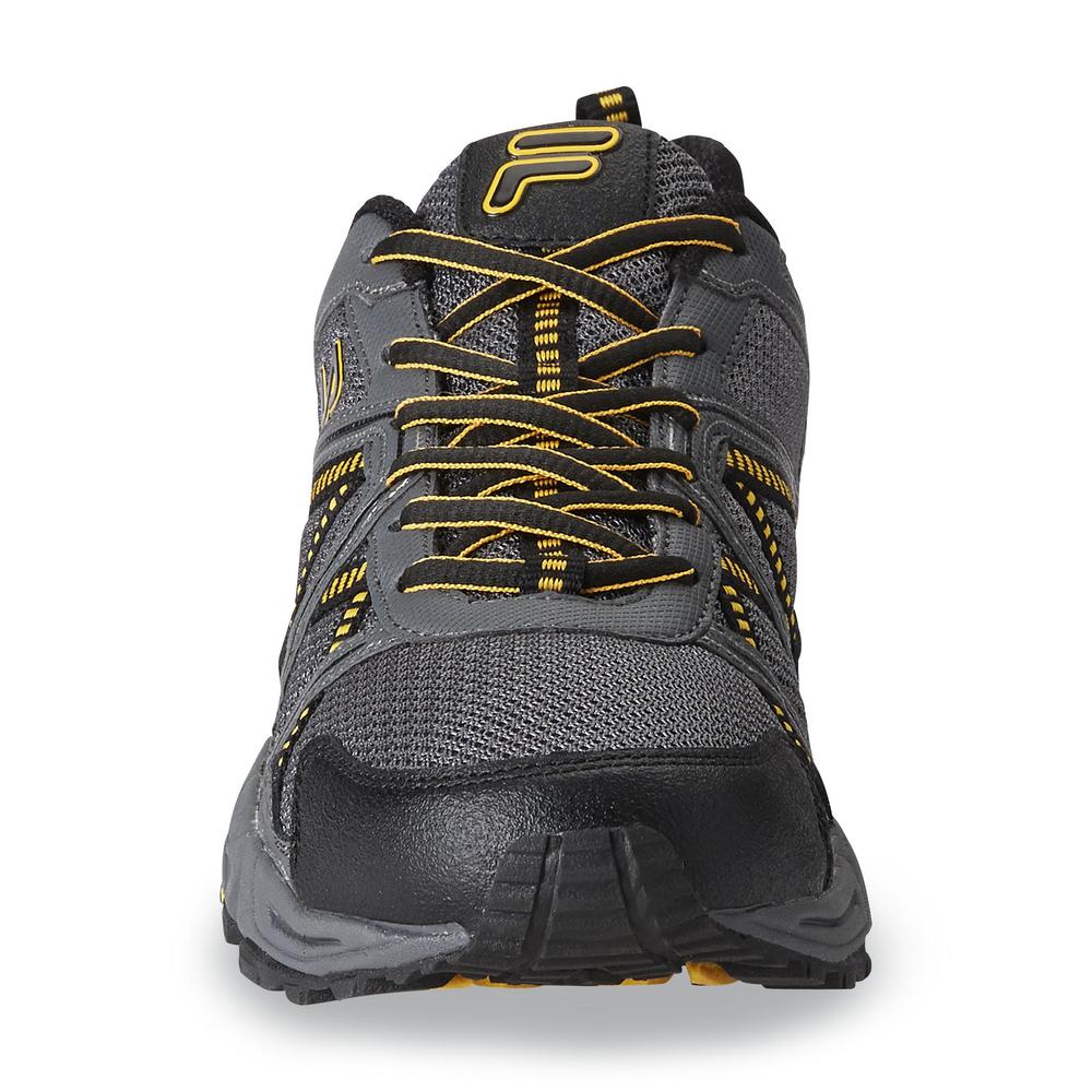 Fila Men's Ascente 15 Black/Silver/Yellow Trail Running Shoe